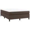 cadre de lit avec matelas Marron 180x200 cm