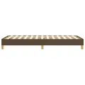 cadre de lit Marron foncé 80x200 cm Tissu