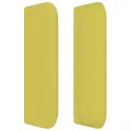 Tête de lit avec oreilles Vert 83x16x78/88 cm Tissu