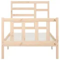 Cadre de lit Bois de pin solide 90x200 cm