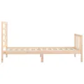 Cadre de lit Bois de pin solide 90x200 cm
