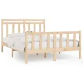 Cadre de lit Bois de pin massif 120x200 cm