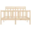 Cadre de lit Bois de pin massif 120x200 cm