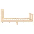 Cadre de lit Bois de pin massif 120x200 cm