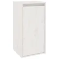 Meubles TV 2 pcs Blanc Bois massif de pin
