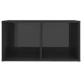 Meubles TV 2 pcs Gris brillant 72x35x36,5 cm Aggloméré