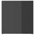 Meubles TV 2 pcs Gris brillant 72x35x36,5 cm Aggloméré
