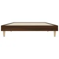 Cadre de lit chêne marron 90x200 cm bois d'ingénierie