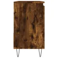 Armoire de bain chêne fumé 65x33x60 cm bois d'ingénierie