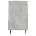 Armoire de salle de bain gris béton 65x33x60 cm