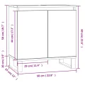 Armoire de bain blanc brillant 58x33x60 cm bois d'ingénierie