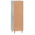 Armoire de salle de bain gris béton 30x30x100 cm