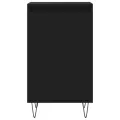 Buffets 2 pcs noir 40x35x70 cm bois d’ingénierie