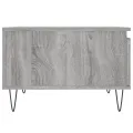Table basse sonoma gris 55x55x36,5 cm bois d'ingénierie