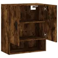 Armoire murale chêne fumé 60x31x70 cm bois d'ingénierie
