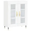 Buffet blanc 69,5x34x90 cm bois d'ingénierie