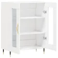Buffet blanc 69,5x34x90 cm bois d'ingénierie