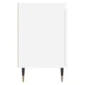 Tables de chevet 2 pcs blanc 40x30x50 cm bois d'ingénierie