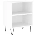 Tables de chevet 2 pcs blanc 40x30x50 cm bois d'ingénierie
