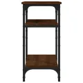 Table d'appoint Chêne marron 35x30x60 cm Bois d'ingénierie
