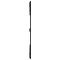 Tête de lit murale Noir 204x3x110 cm Bois massif de pin