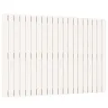 Tête de lit murale Blanc 127,5x3x90 cm Bois massif de pin