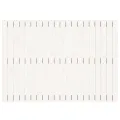 Tête de lit murale Blanc 127,5x3x90 cm Bois massif de pin