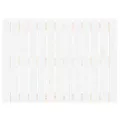 Tête de lit murale Blanc 82,5x3x60 cm Bois massif de pin
