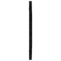 Tête de lit murale Noir 96x3x63 cm Bois massif de pin