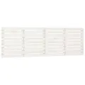 Tête de lit murale Blanc 206x3x63 cm Bois massif de pin