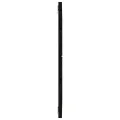 Tête de lit murale Noir 81x3x91,5 cm Bois massif de pin