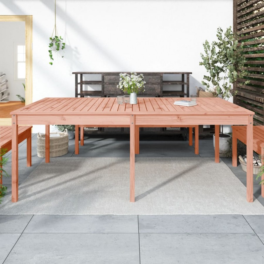 Table de jardin 203,5x100x76 cm bois massif de douglas