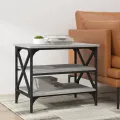 Table d'appoint Sonoma gris 55x38x45 cm Bois d'ingénierie
