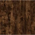Table basse Chêne fumé 100x45x45 cm Bois d'ingénierie et fer