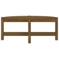 Table basse Marron miel 87x48x35 cm Bois massif de pin