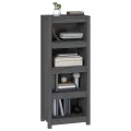 Bibliothèque Gris 50x35x125,5 cm Bois de pin massif