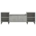 Meuble TV Gris béton 160x35x55 cm Bois d'ingénierie