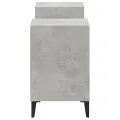 Meuble TV Gris béton 160x35x55 cm Bois d'ingénierie