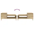 Table basse Chêne sonoma 100x50x45 cm Bois d'ingénierie