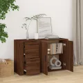 Buffet Chêne marron 100x33x59,5 cm Bois d'ingénierie