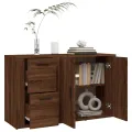 Buffet Chêne marron 100x33x59,5 cm Bois d'ingénierie