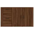 Buffet Chêne marron 100x33x59,5 cm Bois d'ingénierie