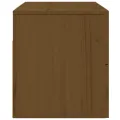 Table de chevet murale Marron miel 50x36x40 cm