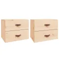 Tables de chevet murales 2 pcs 50x36x40 cm