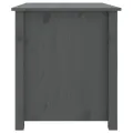 Table basse Gris 71x49x55 cm Bois massif de pin