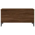 Table basse Chêne marron 90x44,5x45 cm Bois d'ingénierie