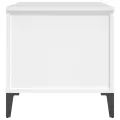 Table basse Blanc 90x44,5x45 cm Bois d'ingénierie