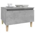 Table d'appoint Gris béton 50x46x35 cm Bois d'ingénierie