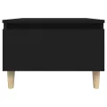 Tables d'appoint 2 pcs Noir 50x46x35 cm Bois d'ingénierie