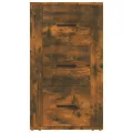 Buffet Chêne fumé 40x33x70 cm Bois d'ingénierie